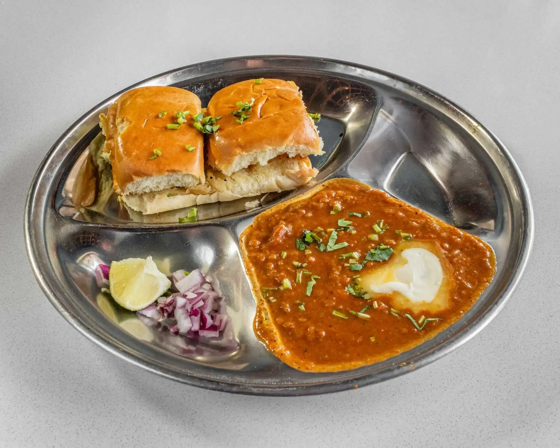 Pav Bhaji - Indian street food at Punjab Food Corner Winnipeg